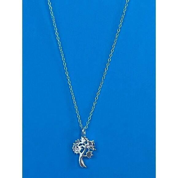 AQ# Sterling 925 Silver “ Tree of Life” Pendant & 18” Chain - Picture 6 of 9